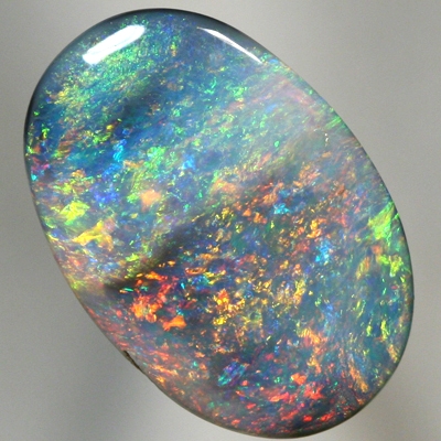 SOLID SEMI BLACK OPAL Rainbow colours, sparkle brightly. SEE VIDEO